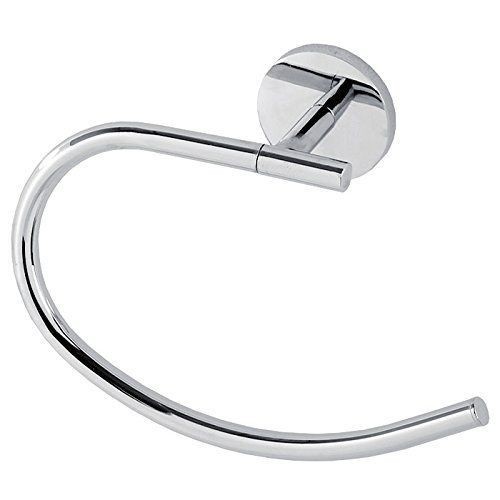 Portasciugamani Porta salviette anello bora 607015 accessori bagno 6x18x25 cm 607015 feridras