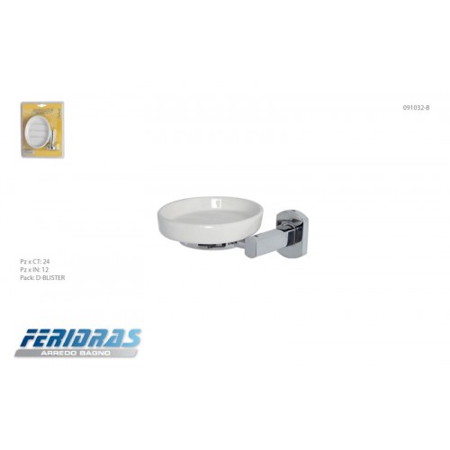 Arredo Bagno Porta sapone deluxe cromato per bagno accessori casa