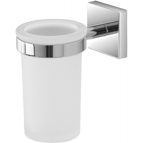 Portaspazzolini Portaspazzolino porta spazzolino easy cromo 5x11x13 cm  bagno 959003 feridras