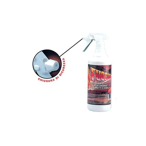 PULIVETRO PER STUFE E CAMINI "FUOCOBELLO" 750ML ACCESSORI RISCALDAMENTO