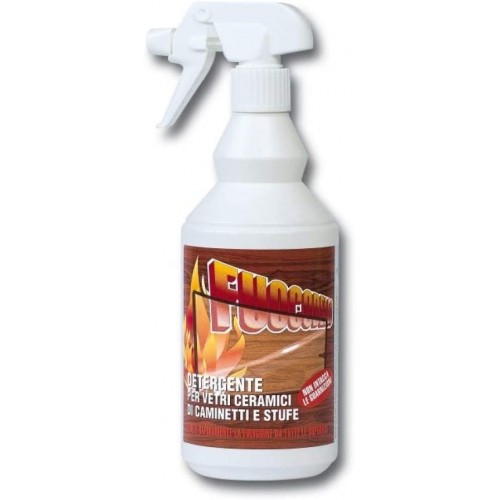 PULIVETRO PER STUFE E CAMINI "FUOCOBELLO" 750ML ACCESSORI RISCALDAMENTO