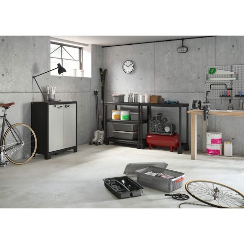 Armadi da esterno Armadietto da esterno impermeabile in plastica titan low cabinet keter