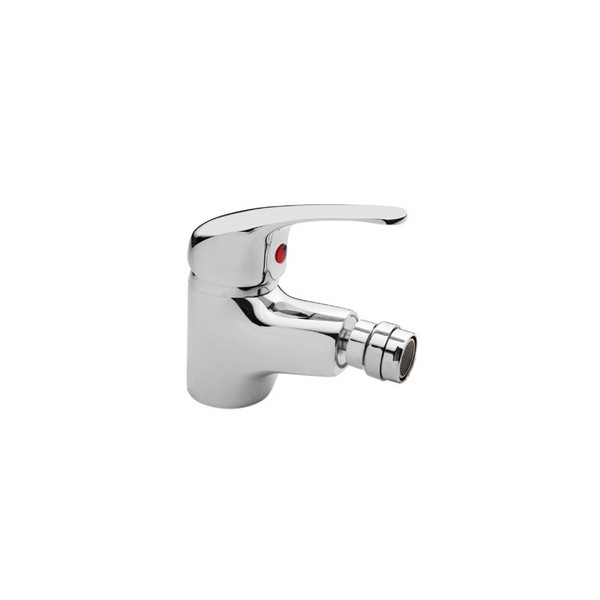 Rubinetteria Rubinetto miscelatore bidet ottone cromato serie luna monocomando per bagno casa