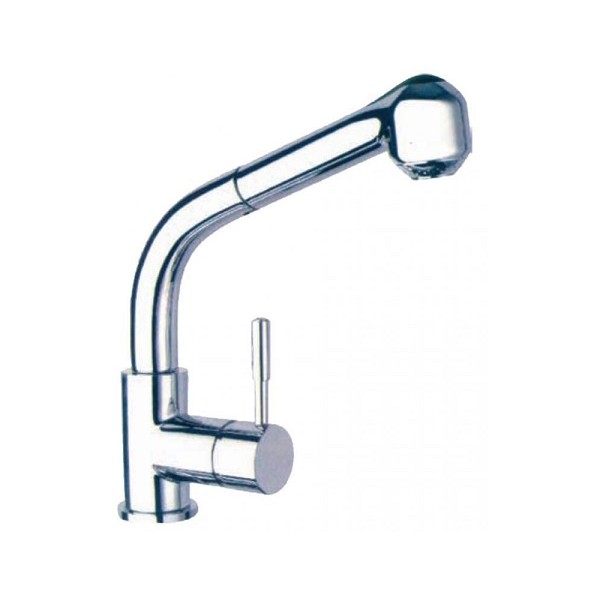 Rubinetteria Rubinetto miscelatore lavello monocomanto con c/doccetta estraibile serie gemini