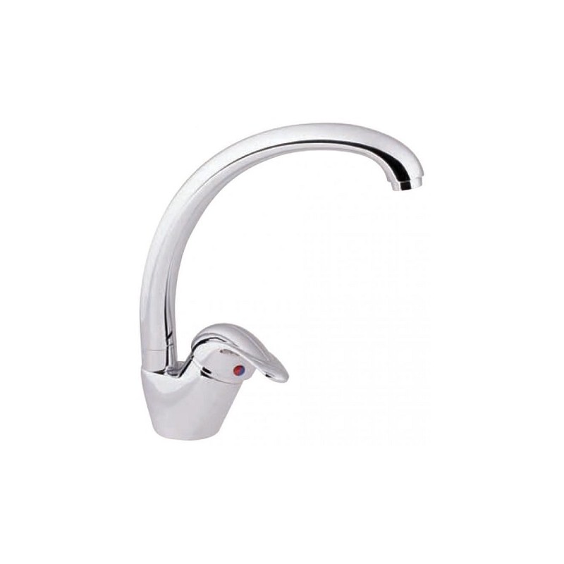 Rubinetteria Rubinetto miscelatore per lavello lavandino sfera monocomando canna alta