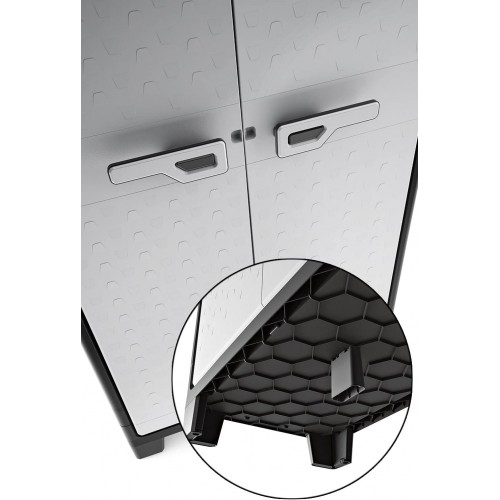 Armadi da esterno Armadio da esterno portascope in plastica titan multispace cabinet keter