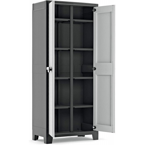 Armadi da esterno Armadio da esterno portascope in plastica titan multispace cabinet keter