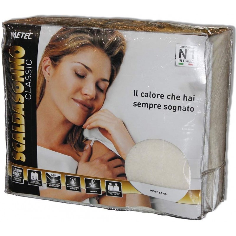 Biancheria per la casa Scaldasonno classic imetec letto singolo 80x150 cm Biancheria per la casa Scaldasonno classic imetec letto singolo 80x150 cm