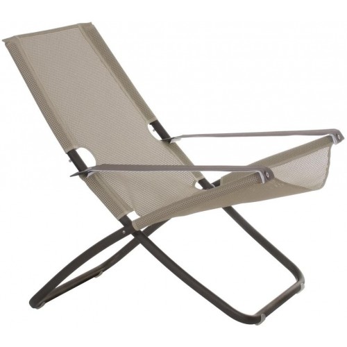 Sdraio da giardino Sdraio snooze marrone emu per arredo esterno giardino casa