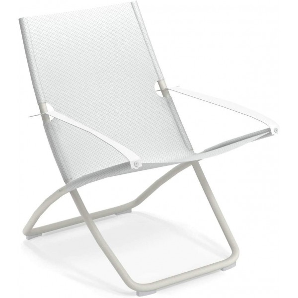 Sdraio Sdraio snooze telo bianco struttura bianca bianco emu arredo esterno giardino