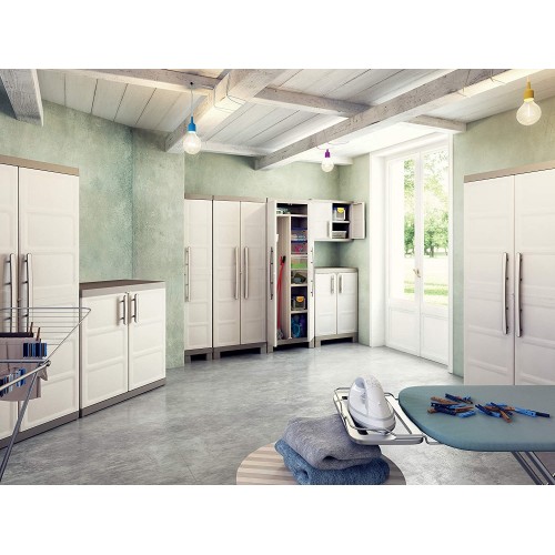 Armadi da esterno Armadio in resina excellence piani modulabile robusto esterno keter