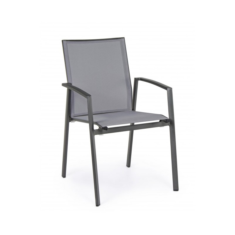 Sedie da giardino Sedia sedie con braccioli cruise antracite bizzotto 662300 arredamento Sedie da giardino Sedia sedie con braccioli cruise antracite bizzotto 662300 arredamento