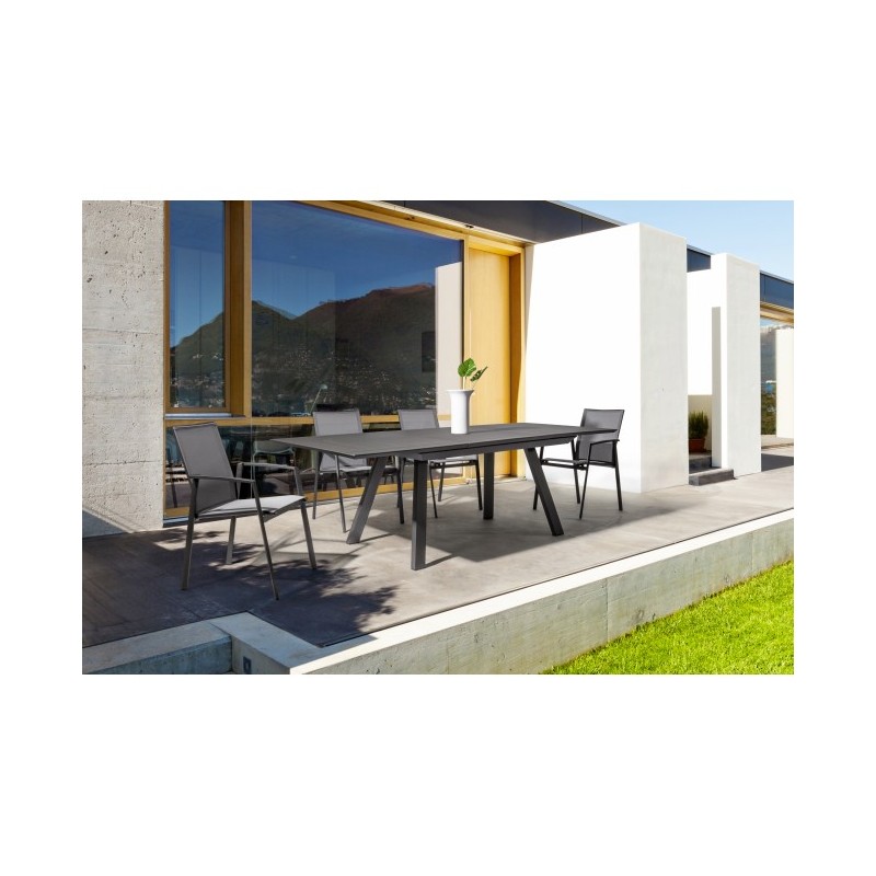 Sedie da giardino Sedia sedie con braccioli cruise antracite bizzotto 662300 arredamento Sedie da giardino Sedia sedie con braccioli cruise antracite bizzotto 662300 arredamento