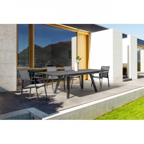 Sedie da giardino Sedia sedie con braccioli cruise antracite bizzotto 662300 arredamento