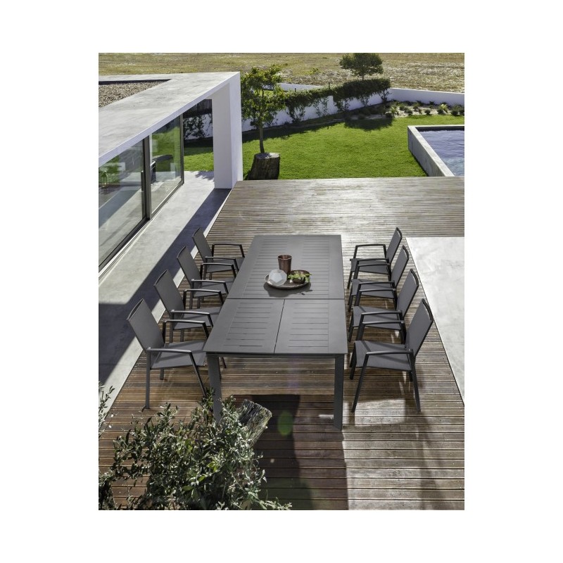 Sedie da giardino Sedia sedie con braccioli cruise antracite bizzotto 662300 arredamento Sedie da giardino Sedia sedie con braccioli cruise antracite bizzotto 662300 arredamento