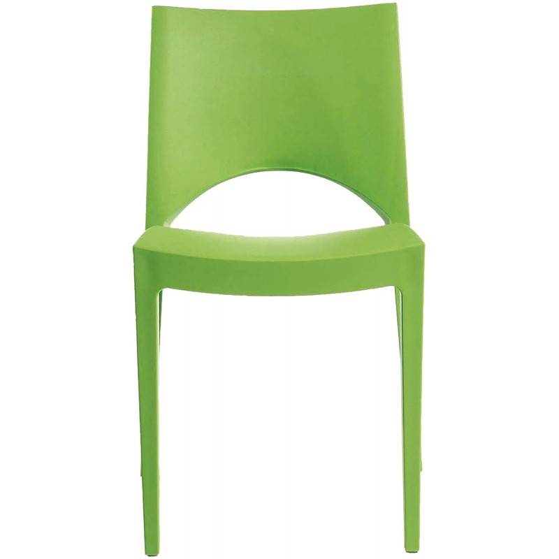 Sedie da esterno Sedia Upon Up-on Paris Grandsoleil Impilabile Verde Per Bar Ristorante Giardino