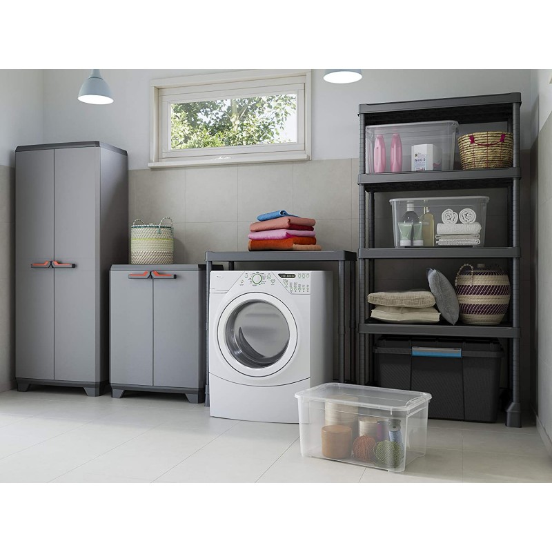 Armadi da esterno Armadio in resina keter stilo basic per esterno tuttopiani 68x39x173h keter
