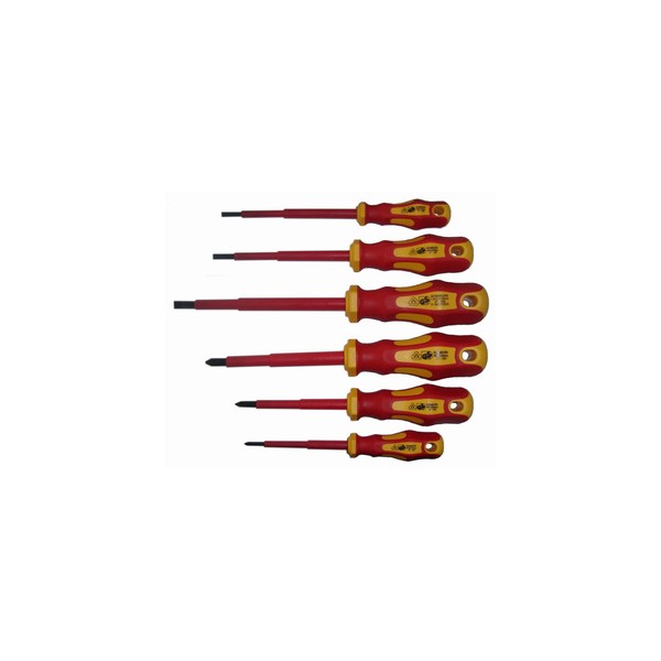 Utensili manuali Serie 6 giraviti con isolamento vde lavoro elettricisti bricolage