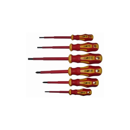 Utensili manuali Serie 6 giraviti con isolamento vde lavoro elettricisti bricolage