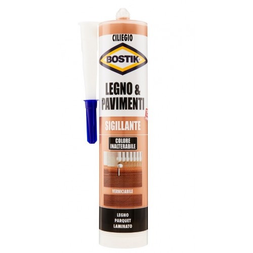 Colle Sigillante bostik ciliegio 300 ml legno pavimenti crepe fessure parquet d2610