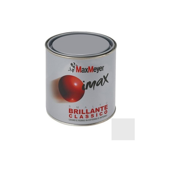 Smalti per esterni Smalto imax brillante classico bianco ghiaccio max meyer 0.500 lt