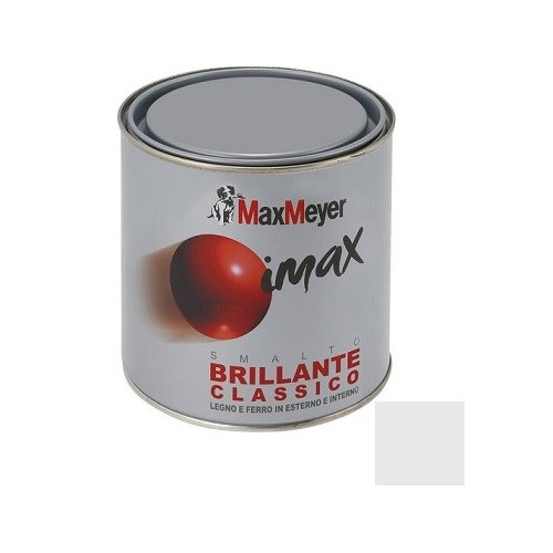 Smalti per esterni Smalto imax brillante classico bianco ghiaccio max meyer 0.500 lt