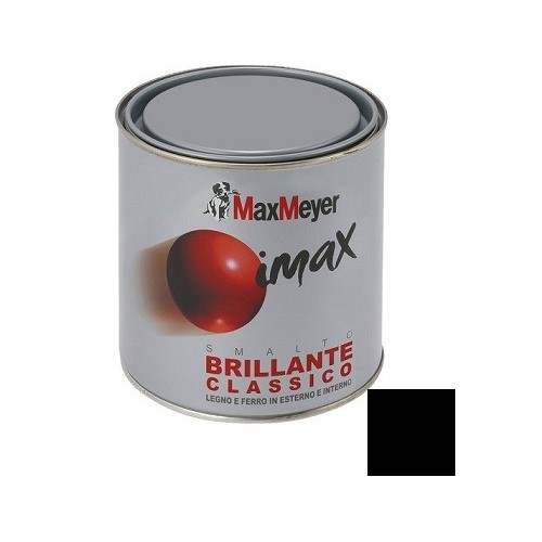 Smalti per esterni Smalto imax brillante classico nero max meyer 0.500 lt