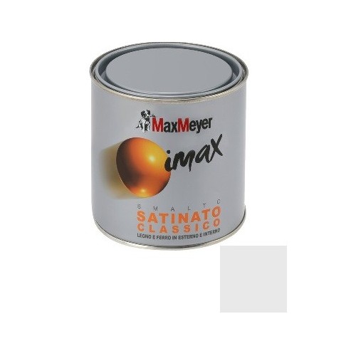 Smalti per esterni Smalto imax satinato classico bianco ghiaccio max meyer 0.500 lt