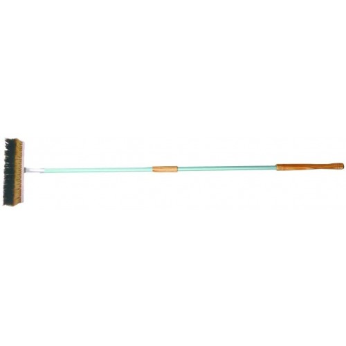 Accessori giardino Spazzolone spazzola per forno con fili in ottone con manico