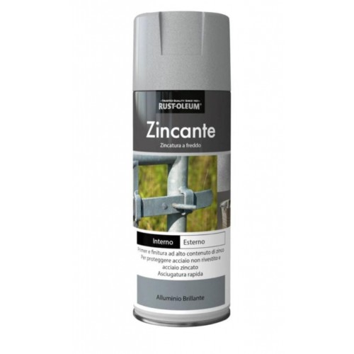 Vernici spray Spray vernice zincante per zincatura a freddo colore alluminio 400 ml acciaio
