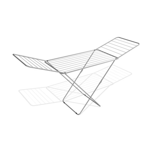 Stendibiancheria Stendino stendibiancheria cavalletto in acciaio jolly silver gimi con alette