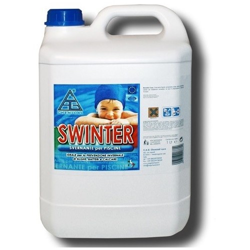 Pastiglie cloro piscine Svernante multifunzione swinter trattamento acqua inverno 5 lt antigelo chemical