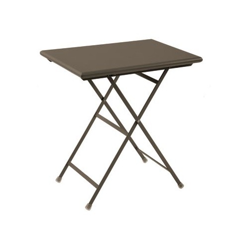 Tavoli da esterno Tavolo arc en ciel cm 70x50 marrone india emu per arredo esterno giardino casa