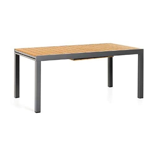 Tavoli da esterno Tavolo beverly antracite allungabile 164/225x90 cm alluminio m0947-38 esterno