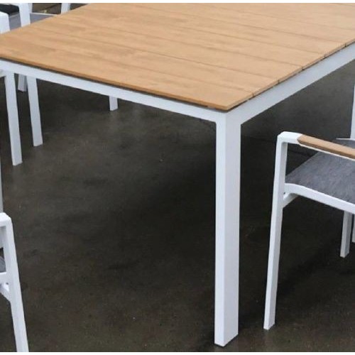 Tavoli da giardino Tavolo beverly bianco allungabile 164/225x90 cm alluminio arredamento esterno