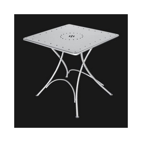 Tavoli da esterno Tavolo pigalle emu 76x76 cm bianco per arredo esterno giardino casa