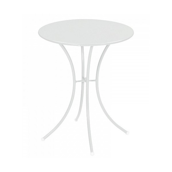Tavoli da giardino Tavolo pigalle emu diametro 60 cm bianco per arredo esterno giardino casa