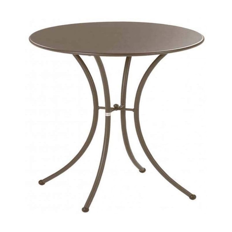Tavoli da esterno Tavolo pigalle emu diametro 80 cm marrone per arredo esterno giardino casa Tavoli da esterno Tavolo pigalle emu diametro 80 cm marrone per arredo esterno giardino casa