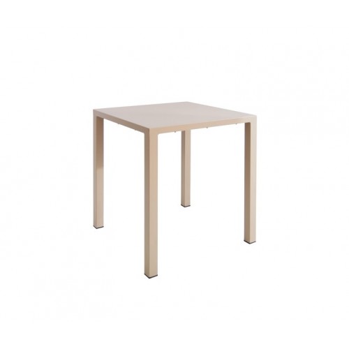 Tavoli da giardino Tavolo quadrato nova 70x70 bianco