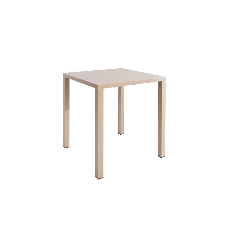 Tavoli da esterno Tavolo quadrato nova 70x70 marrone india Tavoli da esterno Tavolo quadrato nova 70x70 marrone india