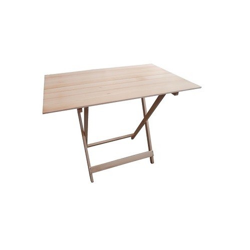 Tavoli da esterno Tavolo richiudibile pieghevole piano strisce 60x100 naturale casa cucina pic-nic