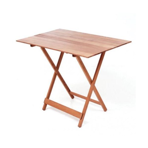 Tavoli da esterno Tavolo richiudibile pieghevole piano strisce 60x100 noce casa cucina pic-nic