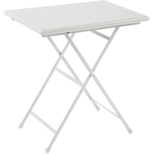 Tavoli da esterno Tavolo tavoli arc en ciel 70x50x74 bianco rettangolare pieghevole arredamento