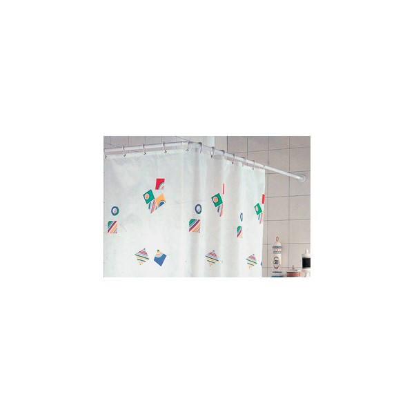 Accessori bagno Telaio per doccia bianco 80x80x80 alluminio bianco arredo bagno