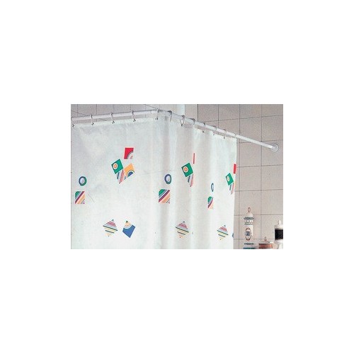 Accessori bagno Telaio per doccia bianco 80x80x80 alluminio bianco arredo bagno