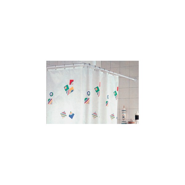 Accessori bagno Telaio per vasca bianco 80x160 cm alluminio verniciato arredo bagno