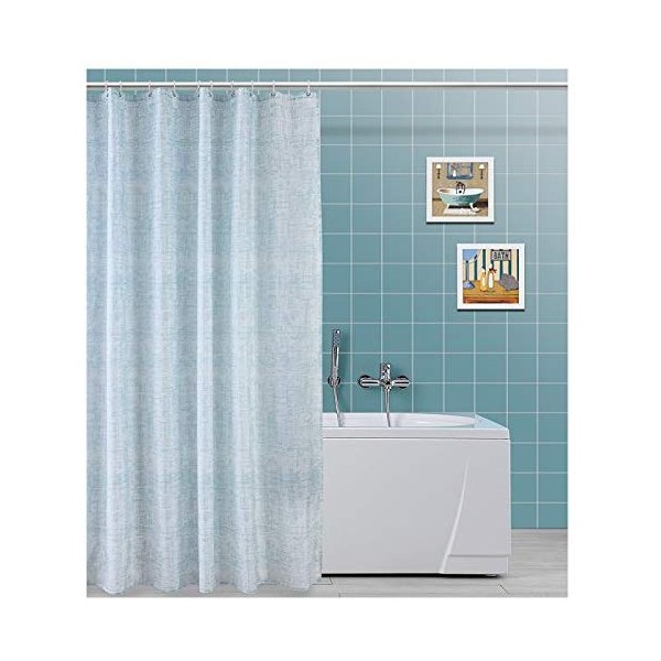 Tende doccia Tenda doccia in polyestere 200x180 cm arredo bagno feridras 187003