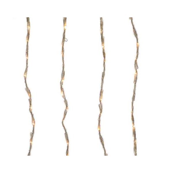 Luci natalizie Tenda luminosa bianco caldo balcone warm white 494756