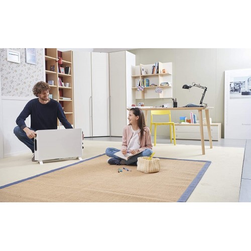 Stufe elettriche Termoconvettore delonghi hsx2320f slim style convettore elettrico bianco