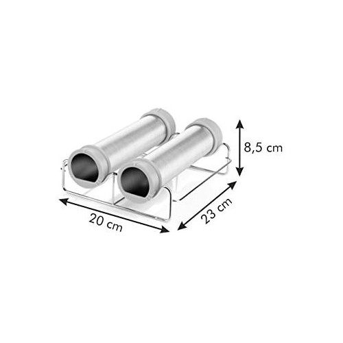 Utensili da cucina Tescoma 623390 rulli per manicotto di boemia acciaio inossidabile grigio